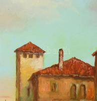 Kovács József (1948-): Velence. Olaj, farost, jelzett, fakeretben, 40x60 cm