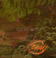 Kovács József (1948-): Kőhíd. Olaj, farost, jelzett, fakeretben, 40x60 cm