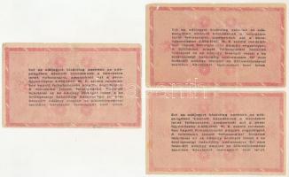 1946. 1.000.000AP fordított címerrel (3x) T:F-VG egyiken nagyobb szakadás