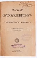Magyar Gyógyszerkönyv. Pharmacopoea Hungarica. [Magyar és latin kötet egybekötve.] III. kiadás. Edit...
