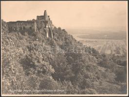 ca 1930 Somlyói vár turisztikai fotó, eredeti nagyítás, eredeti kézi feliratozással 30x23 cm