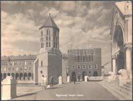 ca 1930 Szeged turisztikai fotó, eredeti nagyítás, eredeti kézi feliratozással 30x23 cm