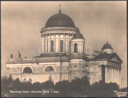 ca 1930 Pannonhalma turisztikai fotó, eredeti nagyítás, eredeti kézi feliratozással 30x23 cm