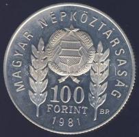 1981. 100Ft "1300 éves Bulgária" T:Bu