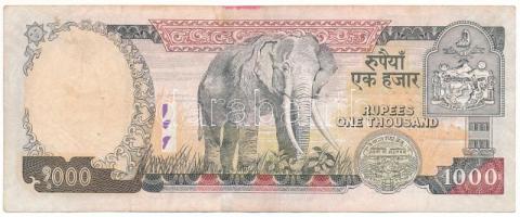 Nepál DN 1000R T:F tűlyukak Nepal ND 1000 Rupees C:F needle holes Krause P#?51