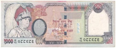 Nepál DN 1000R T:F tűlyukak
Nepal ND 1000 Rupees C:F needle holes
Krause P#?51
