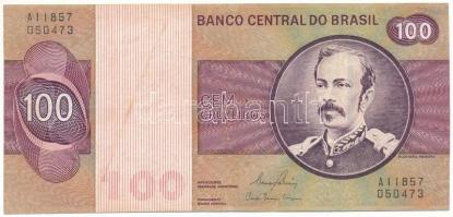 Brazília DN (1970-1981) 100C T:F szép papír Brazil ND (1970-1981) 100 Cruzeiros C:F fine paper Krause P#?195
