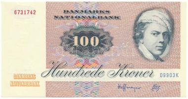 Dánia 1990(1972) 100K "D9903K" T:F, szép papír Denmark 1990(1972) 100 Kroner "D9903K" C:F, fine paper Krause P#51t