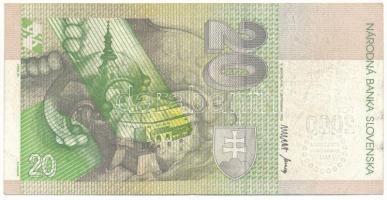 Szlovákia 1993. 20K "A00261809", Millenniumi felülbélyegzéssel T:F
Slovakia 1993. 20 Koru...