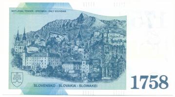 Szlovákia DN 1758K T:UNC
Slovakia ND 1758 Korun C:UNC