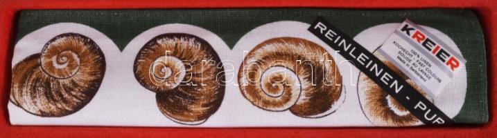 Német 4 személyes csigaevő készlet, használatlan, kissé sérült dobozában