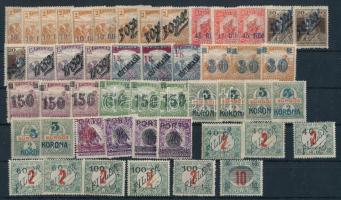 Temesvár 1919 49 db bélyeg Bodor vizsgálójellel