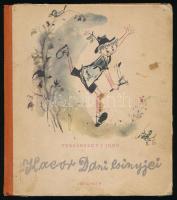 Tersánszky [Józsi] Jenő: Kacor Dani csínyjei. Toncz Tibor rajzaival. Bp., 1957, Magvető. Első kiadás. Kiadói félvászon-kötés, kissé viseltes, foltos borítóval.