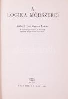 Willard Van Orman Quine: A logika módszerei. Akadémiai Kiadó, 1968. Kiadói egészvászon-kötés, sérült...
