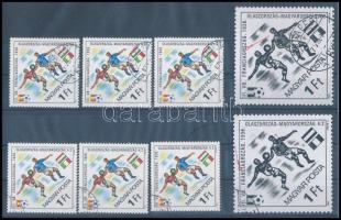 Kb. 50 db lemezhibás bélyeg 20 stecklapon