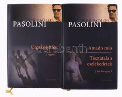 Pier Paolo Pasolini 2 könyve: Utcakölykök. Kalligram Könyvkiadó, 2009; Amado mio - Tisztázatlan cselekedetek. Kalligram Könyvkiadó, 2008, Kiadói kartonált papírkötés, kiadói papír védőborítóban