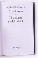 Pier Paolo Pasolini 2 könyve: Utcakölykök. Kalligram Könyvkiadó, 2009; Amado mio - Tisztázatlan csel...