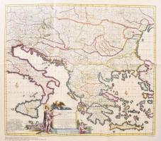 3 db XVII. századi térkép modern reprintje (Magyarország és környező országok), 42,5x57 cm és 55x93 ...