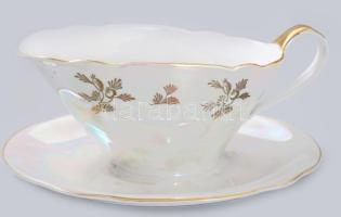 Kahla 6 részes szervírozó készlet, pecsenyés tál, kínálótálak, szószkínáló, leveskínáló. Jelzett, fe...