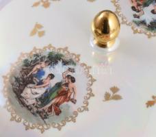 Kahla 6 részes szervírozó készlet, pecsenyés tál, kínálótálak, szószkínáló, leveskínáló. Jelzett, fe...