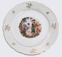 Kahla 6 részes szervírozó készlet, pecsenyés tál, kínálótálak, szószkínáló, leveskínáló. Jelzett, fe...