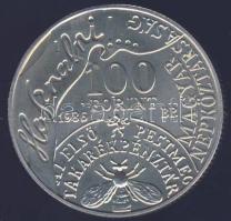 1986. 100Ft "Fáy András" Ag T:Bu