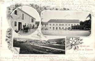 Ried im Innkreis with steam sawmill and the Restaurant of Josef Furthner (EK)