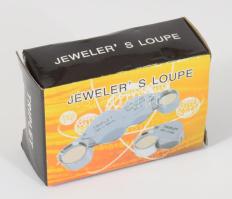 Ékszerész lupé, 30x, eredeti dobozában