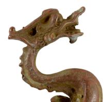 Kínai sárkány figura, 8x5,5 cm