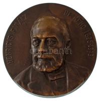 Kozma Erzsébet (1879-1973) 1908. "Finály Henrik" bronz, kétoldalas, vert emlékérem. "HENRICVS FINÁLY DE KEND 1825-1898 / MEMORIAE DVLCEDINE CAPTI FILII MDCCCCVIII" (61mm) T:AU