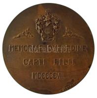 Kozma Erzsébet (1879-1973) 1908. "Finály Henrik" bronz, kétoldalas, vert emlékérem. "...