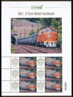 2025 M61, 019-es Nohab mozdonyok megszemélyesített hatos kisív dísztokban