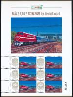 2025 MÁV 61, 017 NOHAB-GM típusú dízelvill. mozdony megszemélyesített hatos kisív dísztokban