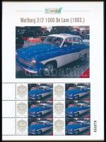 2025 Wartburg 312 1000 De Luxe (1963.) megszemélyesített hatos kisív dísztokban