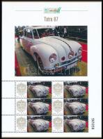 2025 Tatra 87 megszemélyesített hatos kisív dísztokban