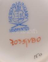 Herendi Viktória mintás váza. Jelzett, hibátlan, m: 12,5 cm