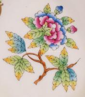 Herendi VBO mintás tálka és hamuzó. Jelzett, hibátlan, h: 9-11 cm