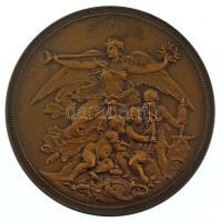 Scharff, Anton (1845-1930) 1947. "Az Országos Iparegyesülettől" bronz, kétoldalas, vert emlékérem "Ramoszetter és Riedler-er Vegyészeti Vállalatnak Budapest 1947." gravírozással (57mm) T:AU