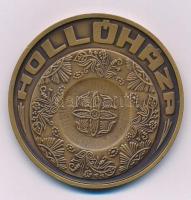 Csúcs Viktória (1934-) DN "Hollóháza" kétoldalas bronz emlékérem (60mm) T:AU,XF kis ph.
