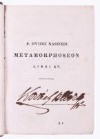 [Ovidius, Publius Naso]: P. Ovidii Nasonis quae supersunt. Ad optimorum librorum fidem accurate edit...