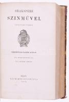 Kolligátum William Shakespeare színműveiből (3 kötet egybekötve): Shakspere színművei. Hatodik Henri...