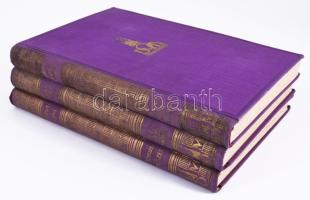 DOM Katolikus Könyvek sorozat 3 kötete: Lippay Lajos: Krisztus szülőföldjén.; Kühár Flóris O. S. B.: A lélek szemével.; Somogyi Antal: A modern katolikus művészet. Bp., 1930-1933, DOM. Kiadói aranyozott egészvászon sorozatkötés, nagyrészt jó állapotban, helyenként kissé foltos lapokkal.