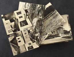 200 db MODERN fekete-fehér magyar város képeslap (Képzőművészeti Alap) / 200 MODERN black and white Hungarian town-view postcards
