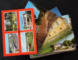 200 db MODERN használatlan, színes magyar város képeslap / 200 MODERN unused Hungarian color town-view postcards