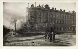 Vienna Floridsdorf workers boarding house with soldiers photo