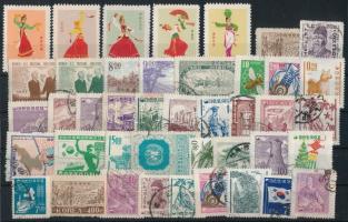 Korea kb 100 db bélyeg