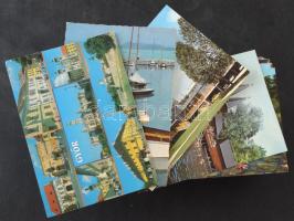200 db MODERN színes magyar város képeslap / 200 MODERN Hungarian color town-view postcards