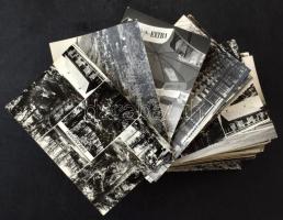 200 db MODERN használatlan, fekete-fehér magyar város képeslap (Képzőművészeti Alap) / 200 MODERN unused, black and white Hungarian town-view postcards
