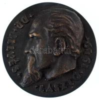 Csúcs Ferenc (1905-1999) 1949. "Dr. Illyés László 1949 / Parag-ra-phuss" kétoldalas, öntött, bronz emlékérem (70mm) T:AU,XF patina
