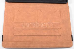 Bőr tablet tok, jó állapotban, 27x18 cm